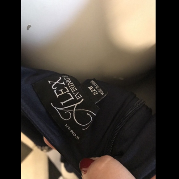 NEW Alex Evenings Embellished 3/4 Sleeve Sheath Dress [PLUS SZ‎ 22W ] - Picture 8 of 8